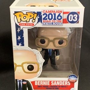 FUNKO POP THE VOTE CAMPAIGN 2016 BERNIE SANDERS #03 WITH PROTECTOR